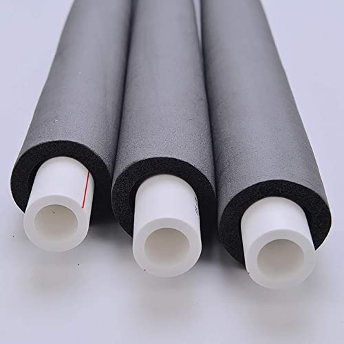 Lange 1,8 m Polyethylen-Schaumstoff-Rohrisolierung, wasserdicht Frostschutz schwer entflammbar, ID 10 mm bis 48 mm, Rohrdicke 15 mm, Outdoor-Wasserschlauch-Isolierung, Verzögerungsrolle (Größe: ID43