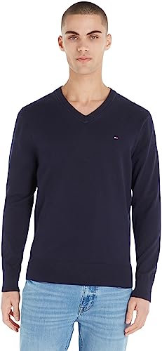 Tommy Hilfiger Pull Homme 1985 Sans Capuche, Bleu (Desert Sky), XXL