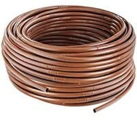 Mugar- Tubería de Riego por Goteo con Goteros cada 35cm Marrón para Agricultura- 16mm de Diámetro En Rollos de 100 Metros