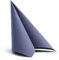 Alvotex Soft Point 50 Servietten, hochwertige Einwegserviette, 38x38 cm, Dunkelblau