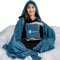 Hug Sleep Hooded Sleep Pod Move, Wearable Blanket with Comfy Hoodie, Weighted Blanket Alt, Seen on Shark Tank, Cooling Sensory, Machine Washable Cozy Blankets, Adult, Kids or Teens Gift, Turquoise, XL