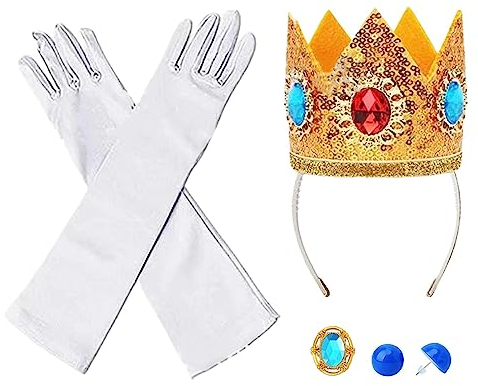 Violotoris spcs Ohre Dress Up Dekoration er Party für Mädchen Prinzessin Peach ft Love