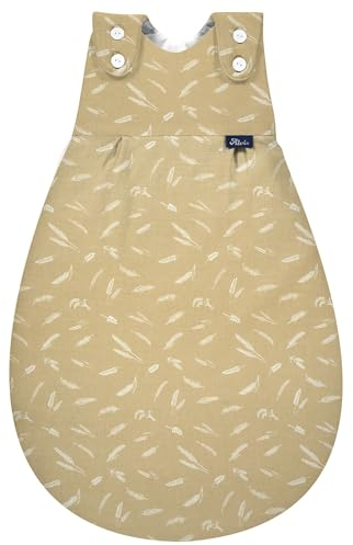 Set ALVI Baby Mäxchen Außensack Schlafsack & Windel Blaubär/Ganzjahresschlafsack mitwachsend/Leichter Babyschlafsack mitwachsend/Kinderschlafsack TOG 2,5 / Schlafsack Sommer Winter