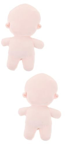 Toyvian 2st Körperpuppe Spielzeug Puppe Figur Körper Tragbares Puppenmodell DIY Puppenkörper Stoffpuppe Selber Machen DIY-Handwerk DIY Bastelpuppe Berühmtheit Schmücken Plüsch