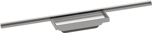 hansgrohe RainDrain Minimalistic - Fertigset Duschrinne, befliesbare Abflussrinne 700mm, Bodenablauf Dusche