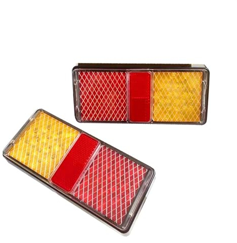 FMBC 2PCS E4 ADR Genehmigt Lkw Kombination Led-leuchten Lampe Schwanz Blinker Stop Bremse Tauch Boot Anhänger Teile