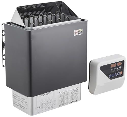 STMKB Elektrischer Saunaofen, 3-kW-Schweißdampfofenausrüstung Mit Externer Steuerung, Anwendbarer Raum: 2–4 M³, Sodass Sie Stress Reduzieren Und Die Schlafqualität Verbessern Können