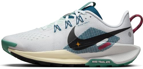 Nike Women's Pegasus Trail 5 Trail Running Shoes, White Black Court Blue Cedar, 6 UK