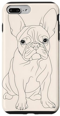 iPhone 7 Plus/8 Plus French Bulldog Outline Drawing Case