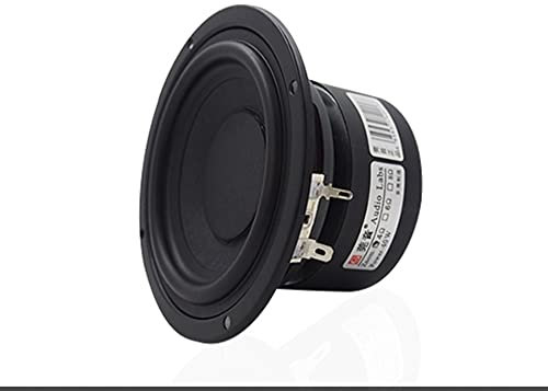 4 pollici 60 W subwoofer woofer altoparlante basso driver 4 40W O trasduttore per fai da te Home Theater auto, dimensioni: 8Ohm