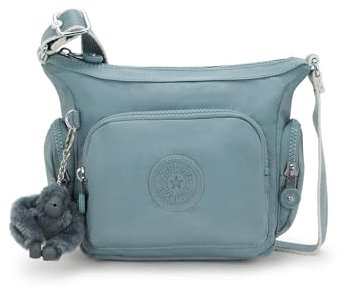 Kipling Gabbie Mini Printed Crossbody Bag, Relaxed Grey, 9.75''L x 7.5''H x 3.25''D