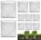 Lot de 12 protections contre les racines en acier inoxydable pour plantes, corbeilles de plantation, protection contre les campagnols, les campagnols, les racines, les racines, les arbres, les fleurs,