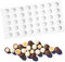 Blanc Moule Silicone Boule 40 Cavités, Mini Boule Moule En Silicone, Moule Sphère 2.2cm, Moules À Chocolat Sphère pour Pralines, Truffes, Glace, Gelée, Glaçons, Bonbons diy