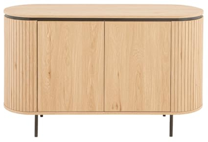 Calicosy Anrichte mit 2 Türen, Kollektion Malaga, L 120 x T 40 x H 42 cm