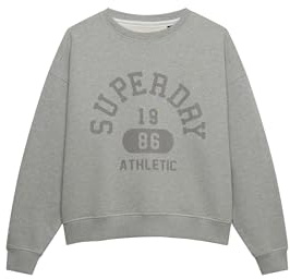 Superdry Damen Athletic Essentials Relaxed Crew Sweatshirt