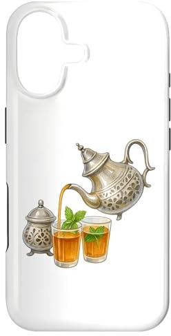 Culture Marocaine Thé à la Menthe Maroc Théière Marocaine Coque pour iPhone 17