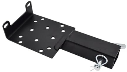 TUXCAXI Plaque de Montage pour treuil de remorque Compatible avec Les récepteurs de 2 Pouces. Solution de Remplacement directe pour Les équipements de Jardinage. Support de
