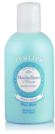 Perlier Ricette Naturali, Bagno Schiuma Muschio Bianco, Neutro, 500 Millilitro