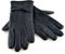 Damen weichen Fleece gefüttert, farbig, echtes Leder, Handschuhe mit Schleife, warm für den Winter, Schwarz