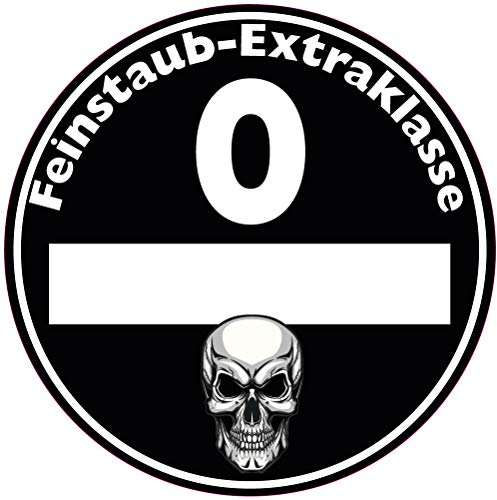 chemstickattack Aufkleber Sticker Feinstaub Umwelt Plakette Diesel Benzin für außen 2 Stück! ca. 8 cm