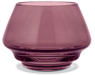 Holmegaard Teelichthalter, Glas, violett, 10.4x10.4x8.2