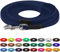 LENNIE BioThane Schleppleine, 19mm, Hunde ab 35kg, 20m lang, mit Handschlaufe, Marineblau, genäht