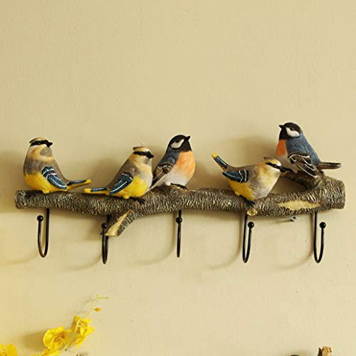 Auart Vogel Kreative Garderobe Starke Wandhaken Einzigartige Heavy Duty in Fluren Schlafzimmer Mudroom Entryway for Mantel Hut Handtuch Roben (Color : I)