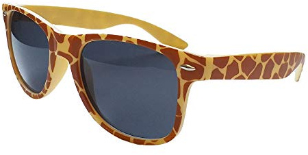 Partybob Giraffenkostüm Brille - Sonnenbrille Giraffe