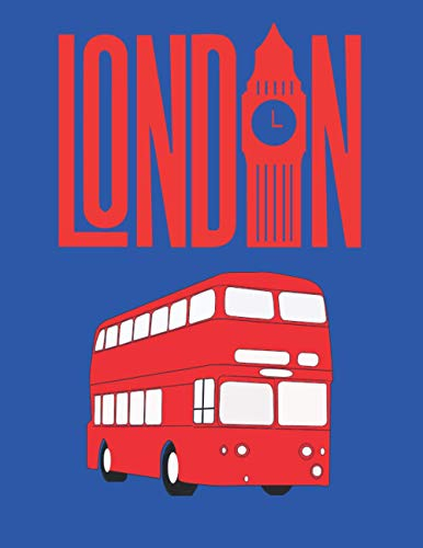 London: Composition Notebook College Ruled 120 Sheets Ideal For School Activities For students And Teachers ( Large 8.5 x 11In ) Souvenirs And Gifts