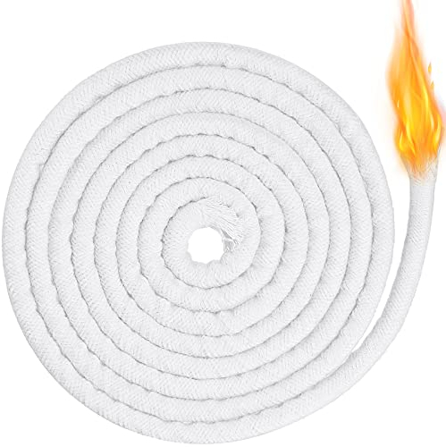 6,56 Füße Baumwolle Ersatz Docht Geflochtener Baumwoll Docht Runde Öl Lampe Docht Kerzen Docht für Öl Lampen und Kerzen, DIY Handgefertigte Kerzen Herstellung (10 mm/ 0,4 Zoll)