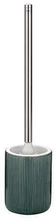 kela WC-Garnitur Ava, Ø 10 cm, Keramik, alpengrün, Edelstahlgriff, 24418