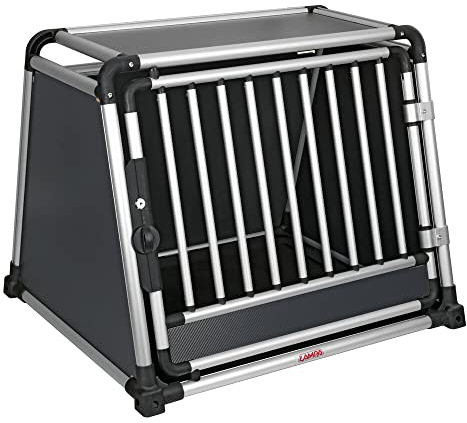 Lampa 60503 Premium, Transportbox aus Aluminiumlegierung, speziell für den Transport von Tieren im Auto - Typ 3-83 x 73 x 66 cm