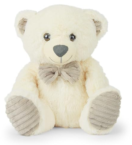 Mousehouse Gifts Cute Plush Bear Soft Animal Toy (Dims: 20cm x 16cm x 19cm) (Cream)