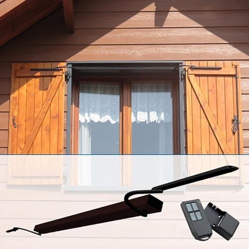 Slid'Up MW100 Elektrische Fensterläden schwarz Funk für 2 Flügel, bis 150 cm