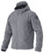EKLENTSON Veste Polaire Coupe-vent pour Homme - Pour plein air - Avec Fermeture éclair et Capuche,Gris Clair,L