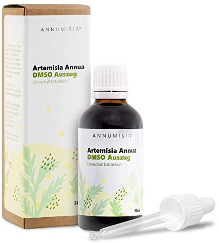 ANNUMISIA® Artemisia Annua Tinktur mit DMSO 50 ml - Ultraschallextraktion Auszug - ohne Alkohol