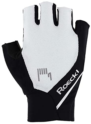 Roeckl Ivory 2 Fahrradhandschuhe Weiß/Schwarz 8.5