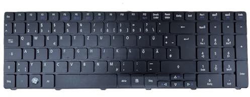 T-ProTek DEUTSCHE - Tastatur Schwarz kompatibel für ACER Aspire 7750-2314G32Mnss