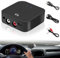 Récepteur Bluetooth 5.0 NFC Leikurvo, Adaptateur Audio Sans Fil HiFi Noir, Adaptateur Audio Bluetooth pour Chaîne Stéréo, Compatible avec Prise AUX RCA 3,5 mm