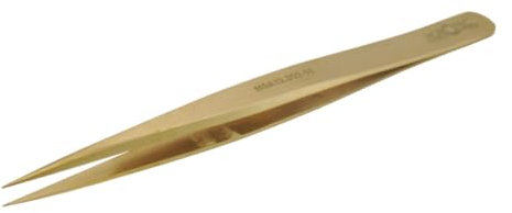 Horotec MSA12.303 - Pinzette di precisione per orologeria in ottone, ottima finitura, made in Svizzera, diverse misure a scelta (12.303-S5)