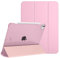 MoKo Coque pour iPad Pro 13 Pouces M4 2024 (7e Gén), Étui Ultra-Mince avec Coque Arrière en PC Dur Translucide pour iPad Pro 2024 Modèle (A2925/ A2926/A3007), Supporte Apple Pencil Pro, Bouquet Rose