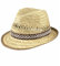 Klassischer Beiger Trilby Strohhut verwendbar als Herren Hut - Safari Hut - Sonnenhut Herren - Strohhut Herren - Strohhut Gärtner - Hut - Sommerhut für Frühling und Sommer - Hat - Sonnenschutz