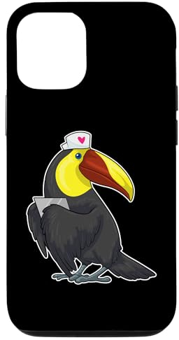 Hülle für iPhone 15 Tukan Krankenschwester Notizblock