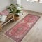 artyrugs Machine Washable Rug, 80x150cm, 75% Recycled Cotton, Short Pile, Non-Slip Backing, Non-Shedding, Area Rugs for Living Room, Bedroom, Kitchen, Hallway, Office, Aesthetic Crimson Red