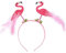 AORHOFJ Haarreif Flamingo, lustige kopfbedeckung，flamingo hut,Kopfschmuck, Plüsch, Tiara, Kostüm, Verkleidung, Mottoparty, Karneval,fascinator,kopfschmuck fascinator,flamingo haarreif