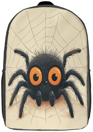 FZALUECVA Spider Rucksäcke Kinder Schulrucksack Schultasche 3D Gedruckte Cartoon Für Jungen Grund- Und Mittelschüler Schulranzen 17inch