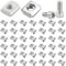 50 Stück Nutensteine M5 mit Schraube, Edelstahl T Nutenstein Nut 6 Serie 2020 T Nut Muttern Typ B, Innensechskantschraube Steckverbindersatz T Nut Hammermutter für Aluminiumprofil-Extrusionsschlitz