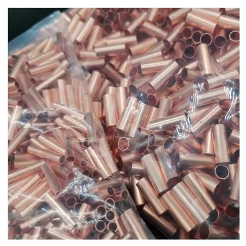 QMKADFQXF 100Pcs Copper Connecting Pipe Wire Joint Small Copper Tube Terminal Cable Lug Connection Tube Wire Connector(100PCS 2.5mm)