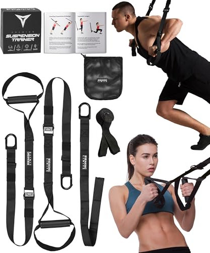 Breaking Limits Schlingentrainer für Zuhause – Sling Trainer für Krafttraining - Krafttraining Geräte – Slingtrainer Bänder für Ganzkörpertraining – Outdoor Fitness Gym Training – Suspension Trainer