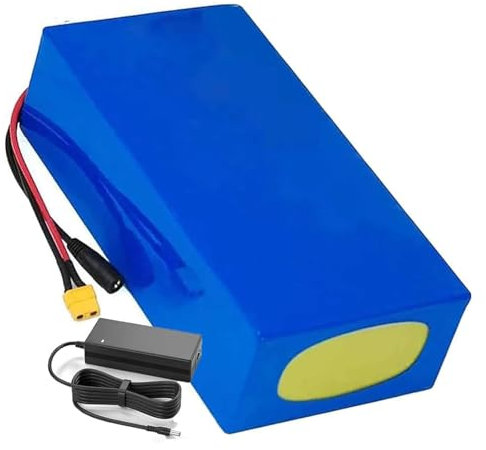 QmEna 36V 12Ah 36V 15Ah 36V 20Ah 36V 30Ah Ebike-Akku Wiederaufladbarer Lithium-Akkupack Elektrofahrrad-Akku, mit Ladegerät, für 100W-500W Motor 36V 15AH,XT60 Plug